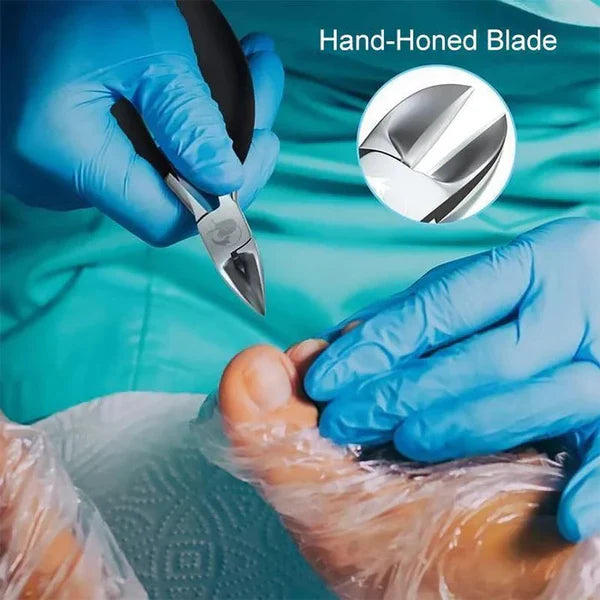 Nail Clipper, Professional Thick & Ingrown Toenail Correction Tool, Pedicure Clippers Toe Nail Cutter for Men & Women, Super Sharp Curved Blade Grooming Tool | Multi |