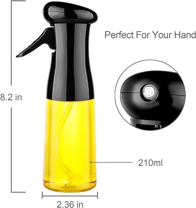 Oil Dispenser Bottle 500ML with Automatic Lid, Kitchen Cooking Oil Container