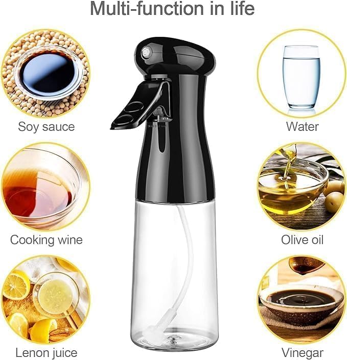 Oil Dispenser Bottle 500ML with Automatic Lid, Kitchen Cooking Oil Container