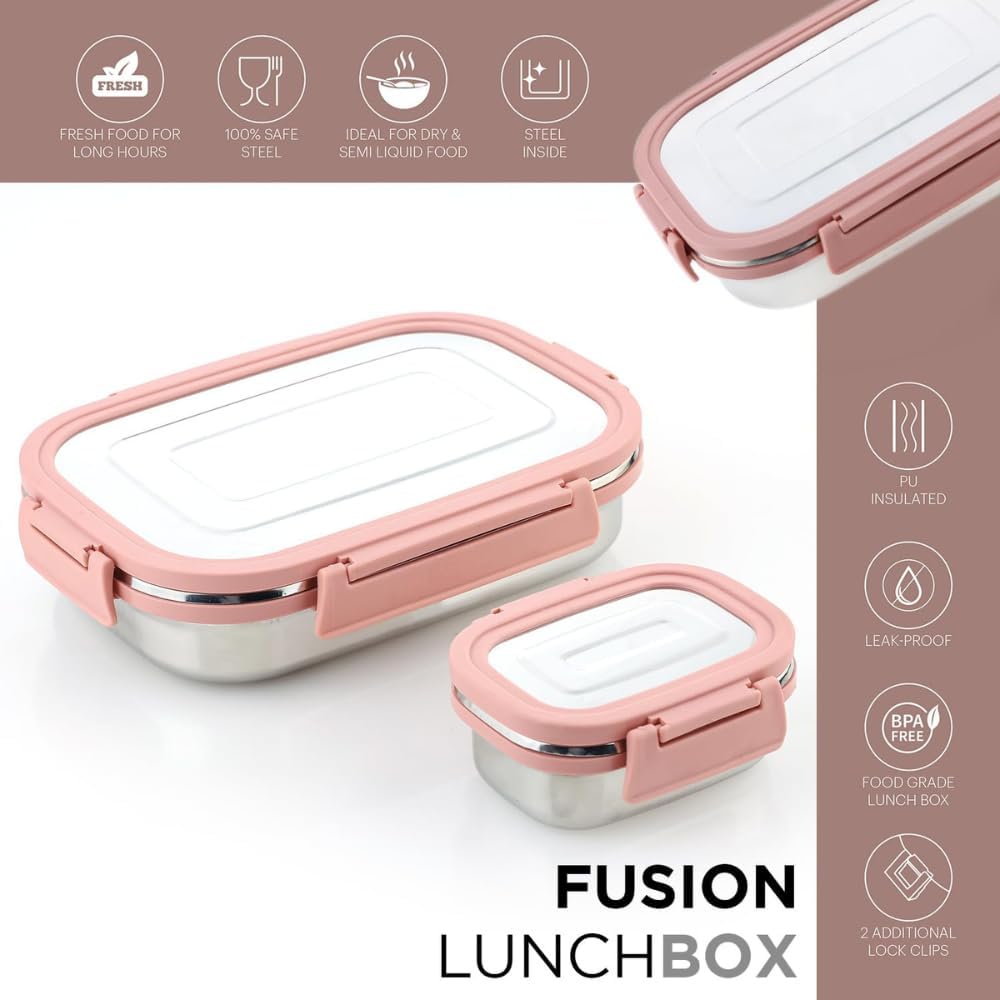 🔥Stainless Steel Leak Proof Air Tight ✨Lunch Boxes for Office✨