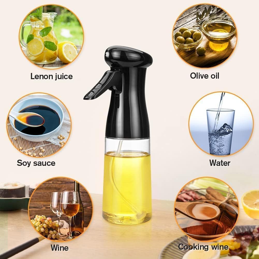 Oil Dispenser Bottle 500ML with Automatic Lid, Kitchen Cooking Oil Container