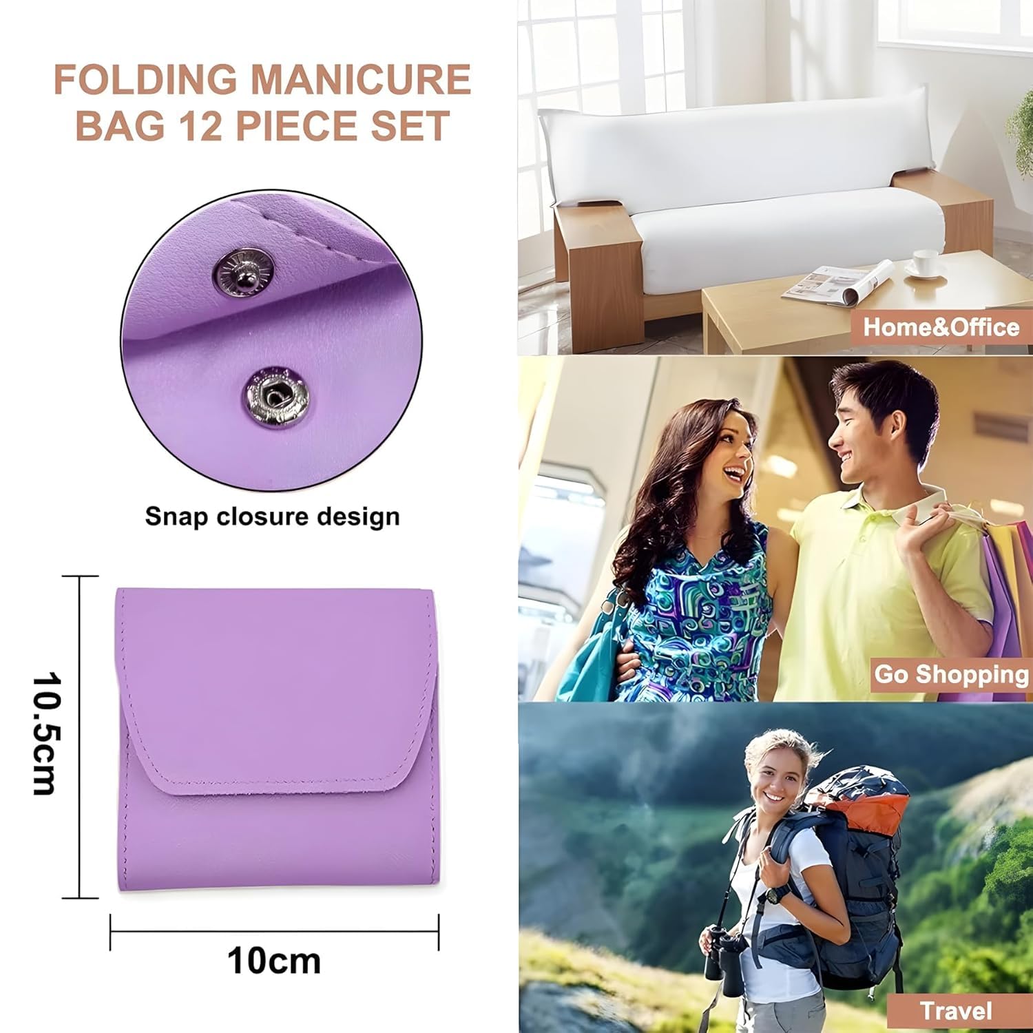 Nail Clipper Kit – 16 Pieces Stainless Steel Manicure Kit, Nail Care Tools for Hand & Feet, Nail Clippers Pedicure Professional Grooming Kits...