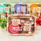Lunch Box Kids with Leak-Proof Lid & Small Bowl | Stainless Steel Food Container for Kids
