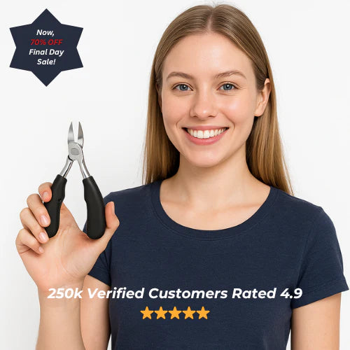 Nail Clipper, Professional Thick & Ingrown Toenail Correction Tool, Pedicure Clippers Toe Nail Cutter for Men & Women, Super Sharp Curved Blade Grooming Tool | Multi |